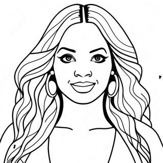 Beyonce Coloring Pages