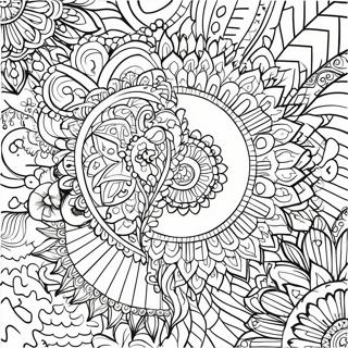 Mindful Mandala Coloring Page 1310-1034