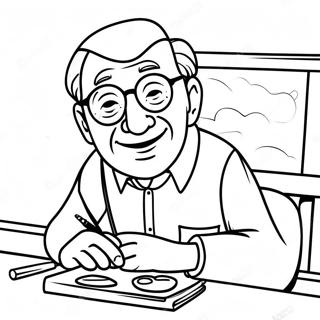 Grandpa Father S Day Coloring Page 13110-10304