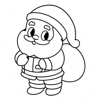 Anime Christmas Coloring Pages