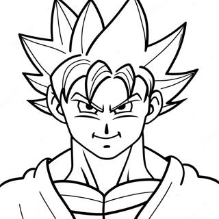 Super Saiyan Goku Coloring Page 13140-10316