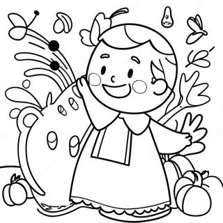 Thanksgiving Church Coloring Pages