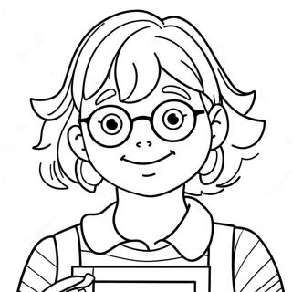 Junie B Jones Coloring Page 13180-10398