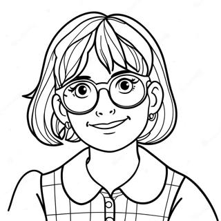 Junie B Jones Coloring Page 13180-10400