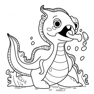 Sea Monster Coloring Pages