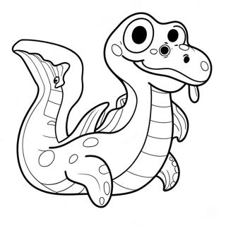 Sea Monster Coloring Page 13200-10375