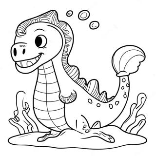 Sea Monster Coloring Page 13200-10376