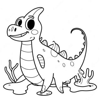 Sea Monster Coloring Pages