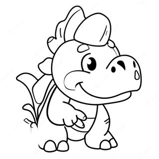 Bowser Jr With Colorful Shell Coloring Page 13221-10382