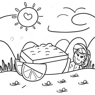 Sunny Day Coloring Pages