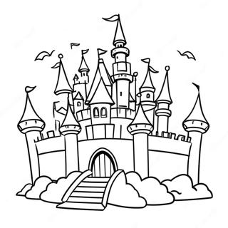 Princess Castle Coloring Pages