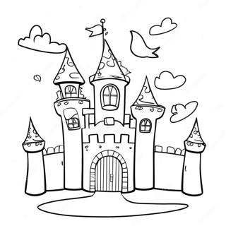 Princess Castle Coloring Page 13270-10422