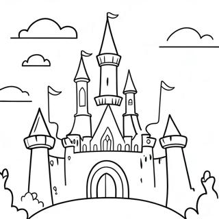 Princess Castle Coloring Page 13270-10423