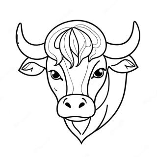 Bull Coloring Page 13290-10443