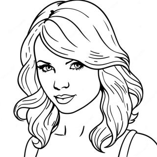 Taylor Swift Speak Now Coloring Pages