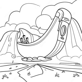 Superpages Adventure Scene Coloring Page 13481-10595