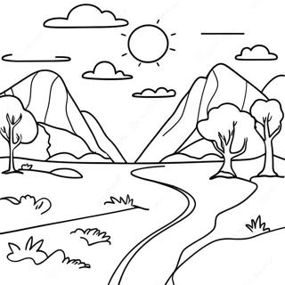 Melancholic Landscape Coloring Page 13491-10600