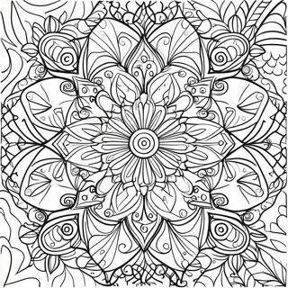 Geometric Patterns Coloring Pages