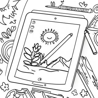 Ipad Coloring Page For Kids 13560-10649