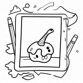 Ipad Coloring Page For Kids 13560-10650