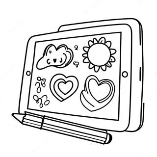 Ipad Coloring Page For Kids 13560-10652