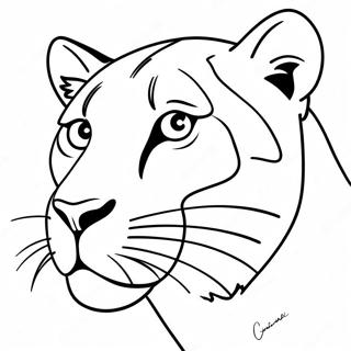 Cougar Coloring Page 13570-10663