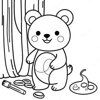 Rilakkuma Coloring Pages