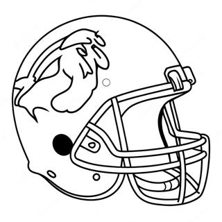 Michigan Football Team Logo Coloring Page 13610-10703