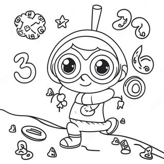 Fun Math 3rd Grade Subtraction Coloring Page 13641-10732