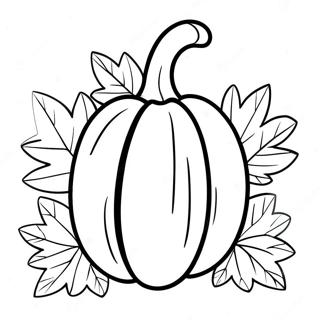 Fall Pumpkin Coloring Page 13650-10725