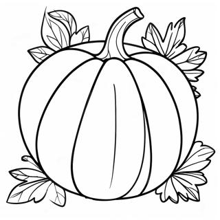 Fall Pumpkin Coloring Page 13650-10726