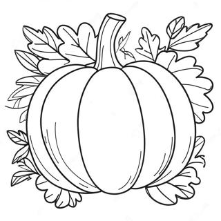 Fall Pumpkin Coloring Page 13650-10727