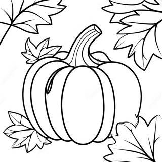 Fall Pumpkin Coloring Page 13650-10728