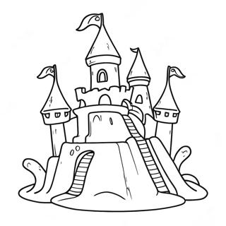 Sand Castle Coloring Page 13660-10738