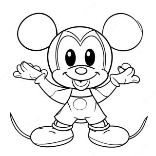 Mickey Mouse Valentine S Day Coloring Page 13680-10760