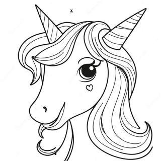 Unicorn Girl Coloring Pages