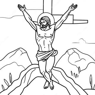 Good Friday Religious Coloring Page 13750-10810