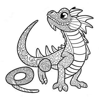 Water Dragon Coloring Pages