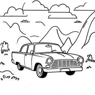 Road Trip Adventure Coloring Page 13810-10858