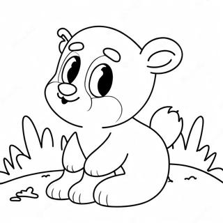 Cute Winter Animal Coloring Page 13830-10872