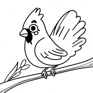 Cardinal Coloring Pages