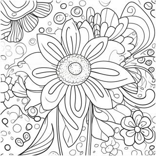 Flower Aesthetic Coloring Page 13910-10938