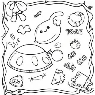 Exciting First Grade Sight Words Coloring Page 13921-10944