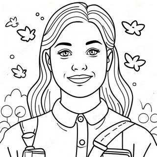 Vsco Preppy Aesthetic Coloring Page 13980-11032