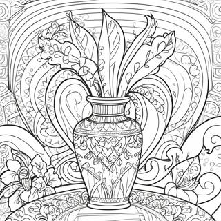 Vase Coloring Page 13990-10994