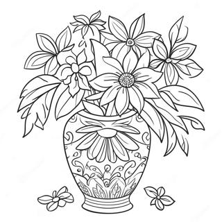 Vase Coloring Page 13990-10995