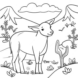 Psalm 23 Inspirational Coloring Page 14000-11014