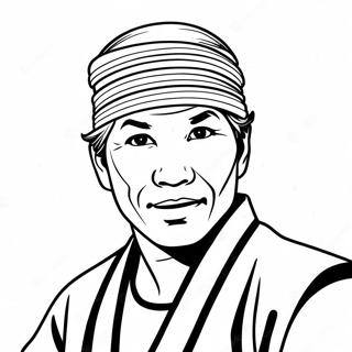 Karate Kid Coloring Page 14020-11026