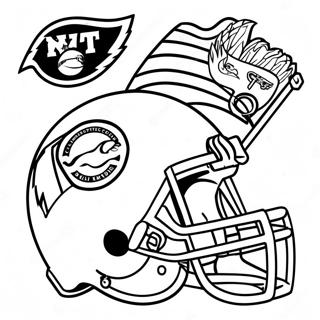 Nfl Logo Coloring Page 14050-11050