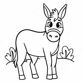 Donkey Coloring Page 14060-11055